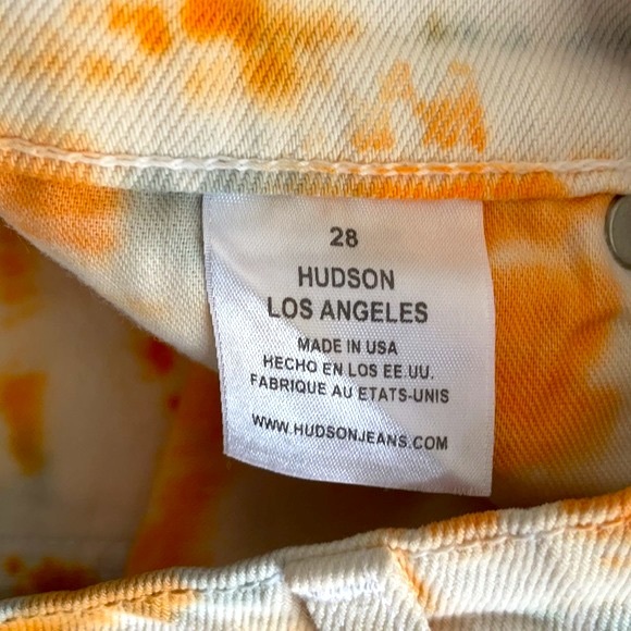 Hudson Jeans Hana Tie-Dye Biker Shorts